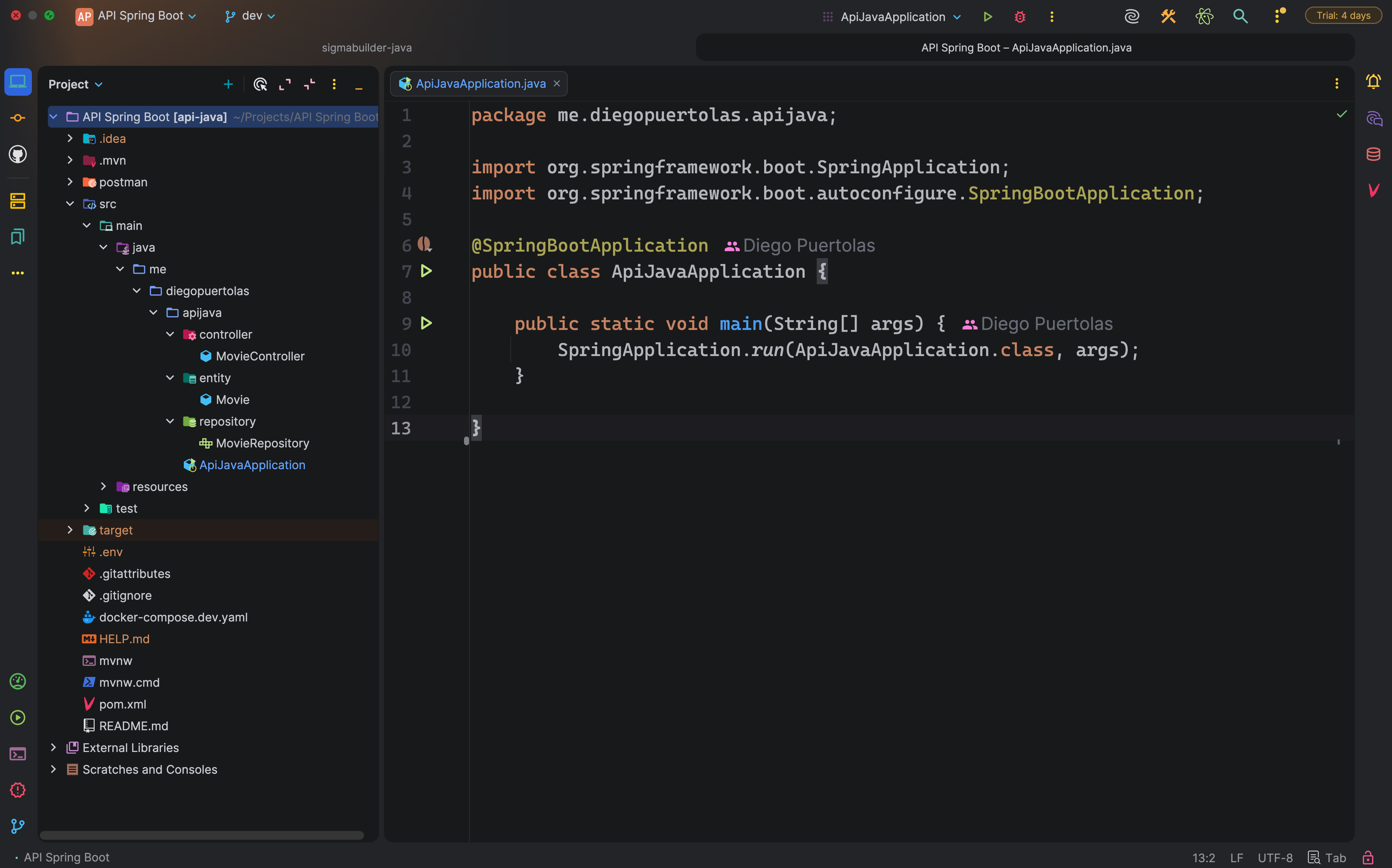 Movies API - Documentación Swagger